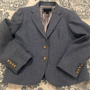 EUC J.Crew School Boy fully lined Blue Wool Blazer, 8P